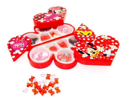 Kit Miçangas Minnie Com Estojo Duplo - Disney - Toyng 24727