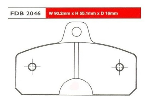 Pastillas De Freno Ferodo Racing Birel / Sodikart Fdb2046ka