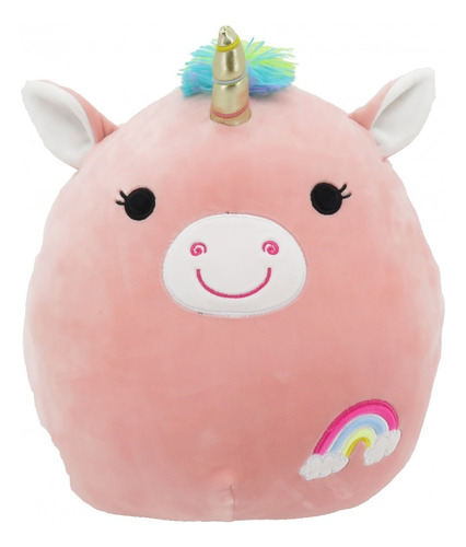 Peluche Almohada Soft Smoochy Pals Kawaii 25 Cm Unicornio