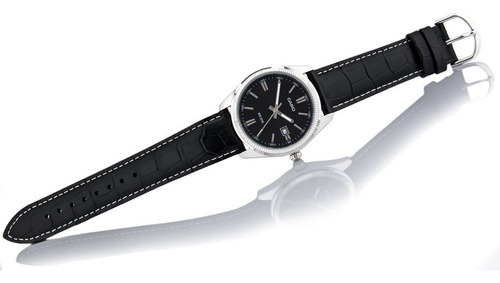 Reloj Hombre Casio Mtp-1302l-1avdf /relojería Violeta Color De La Correa Negro