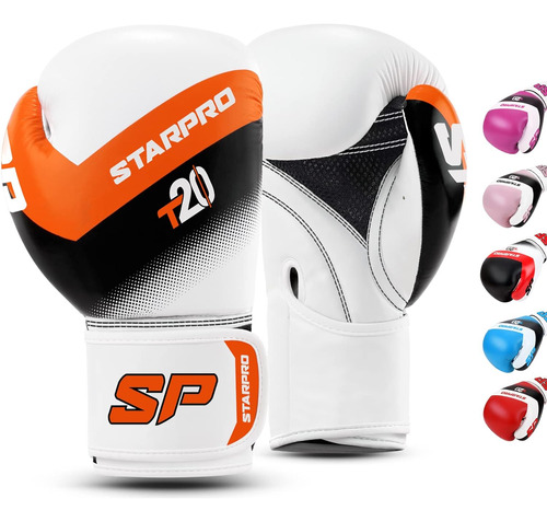 Guantes Para Boxeo Starpro , 6oz Para Niños , Naranja