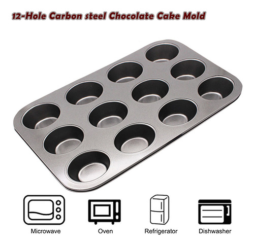 Molde De Bola Para Hacer Magdalenas De Chocolate, Magdalenas