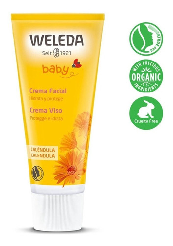 Weleda Baby Crema Facial  Caléndula Orgánica  50 Ml.