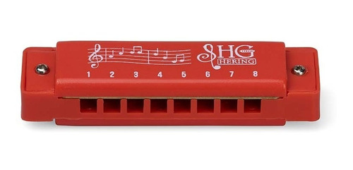 Gaita De Boca Hering Junior Jrci - C (dó) Vermelho
