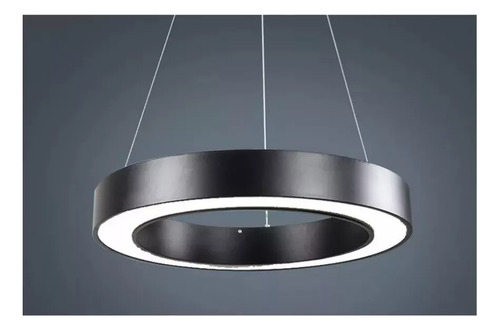 Lámpara Led Colgante Redonda Moderna 60cm 36w Luz Fría