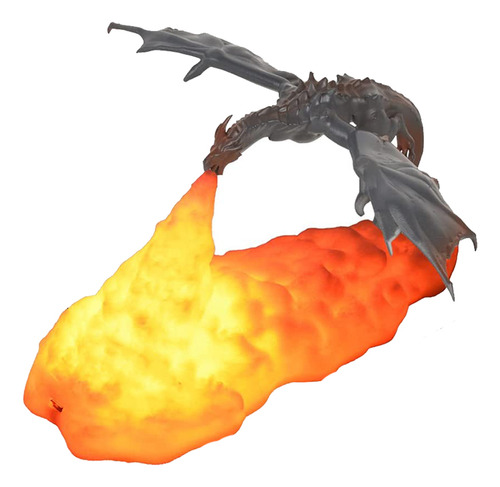 Lámparas Fire Dragon, Impresas En 3d, Volcano Dragon Lamps N