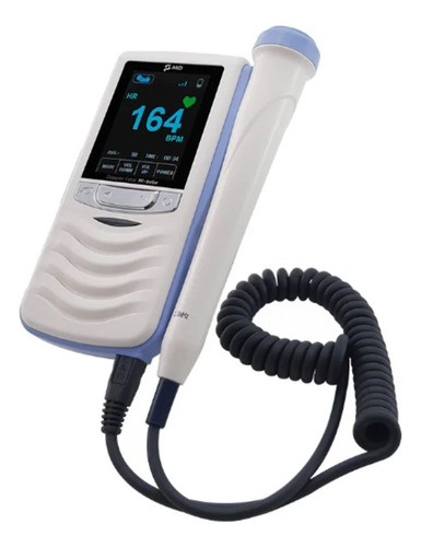 Doppler Fetal Portátil Pantalla Lcd Color 2 Mhz 