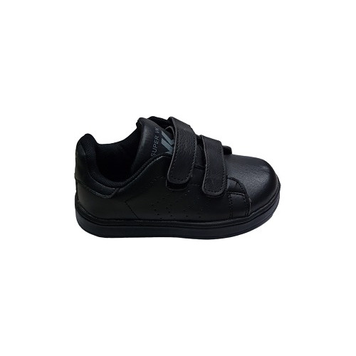 Zapato Escolar Deportivo Negro Cierre Vitakids Talla 37 Y 38