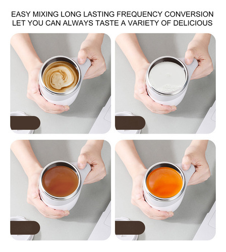 Taza De Café Con Agitación Automática, Alimentada Por Baterí