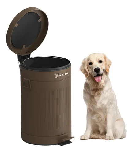 Pawzidea Bote De Basura Para Excrementos De Perro Con Tapa,