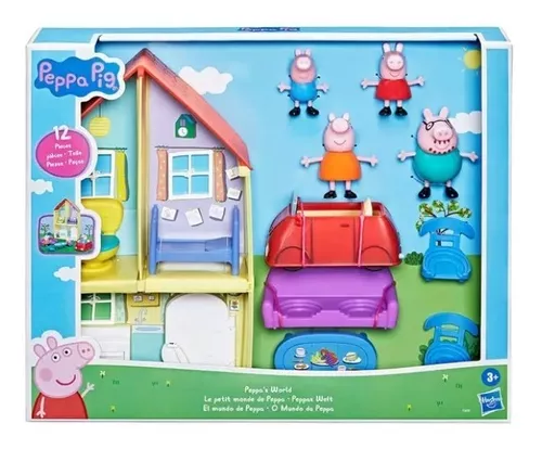Casa Peppa Pig Con Accesorios, Peppa Y George House Playset