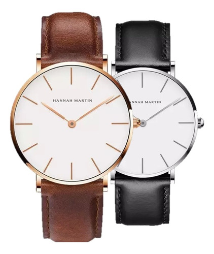 2 Relojes Hombre Pack Deportivo Y Minimal Hannah Martin Moda