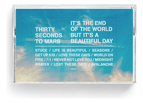 30 Seconds To Mars It's The End Of The World Day Cassette K7