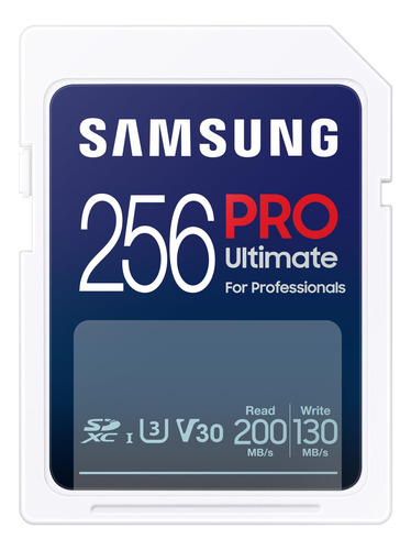 Tarjeta De Memoria Samsung Pro Ultimate 256gb Full Sdxc 