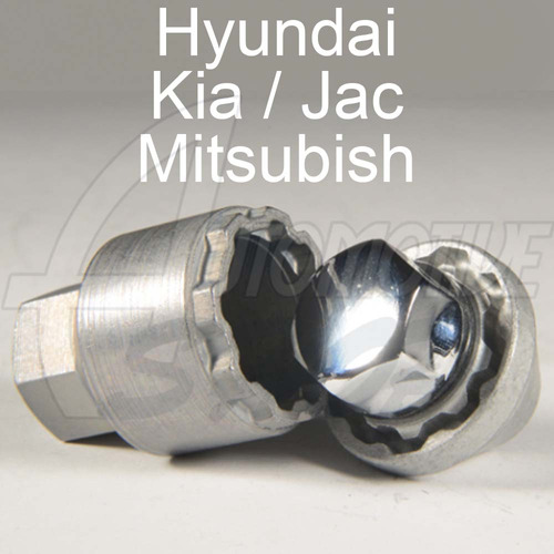 Parafuso Roda Antifurto Galaxylock Hyundai Jac Kia Mit H1/m