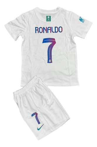 Jersey Ronaldo #7 Tercera Al Nassr, 2023/2024 13-14 Años 