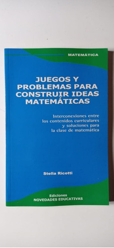 Juegos Y Problemas Matemáticos Ricotti Librosur