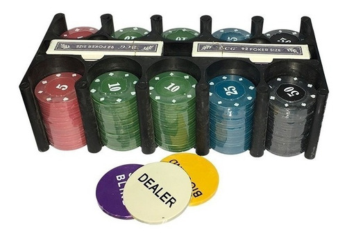 Imagen 5 de 6 de Juego De Mesa 200 Fichas Poker Texas Holden