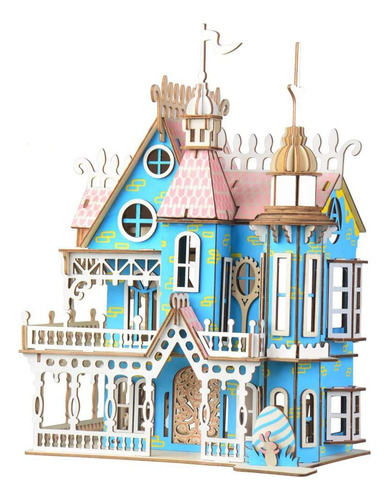 Casa De Muñecas Nwfashion Wooden Dream Dollhouse Kits De Bri