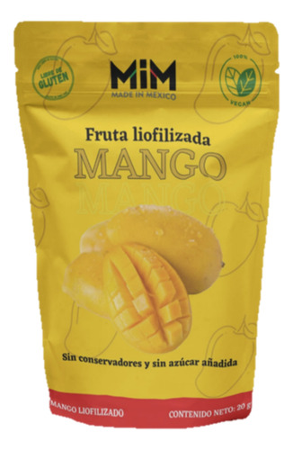 Mango Liofilizado Mim 20 Gramos 10 Piezas