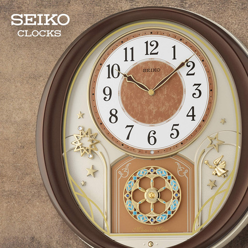 Reloj De Pared Seiko Melodies In Motion Warm Summer Night