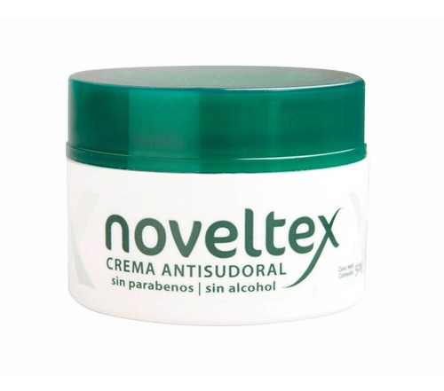 Crema Antisudoral Sin Parabenos Sin Alcohol Noveltex X 50 G