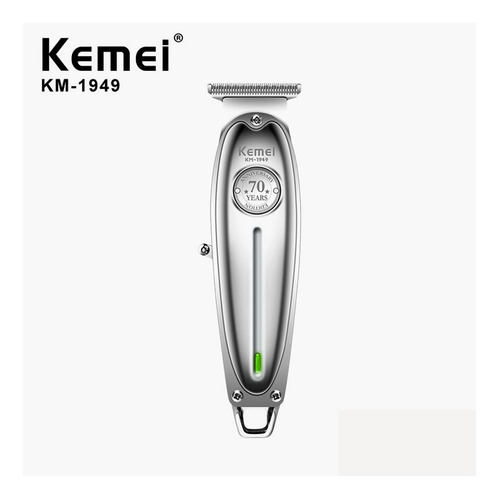 Patillera Trimmer Recargable Kemei 70 Años Km-1949