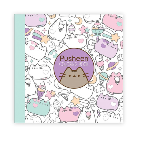 Libro De Pusheen Para Colorear. Producto Oficial.