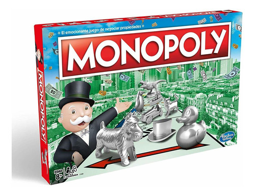 Imagen 1 de 4 de Juego De Mesa Monopoly Hasbro Gaming Nueva Edición