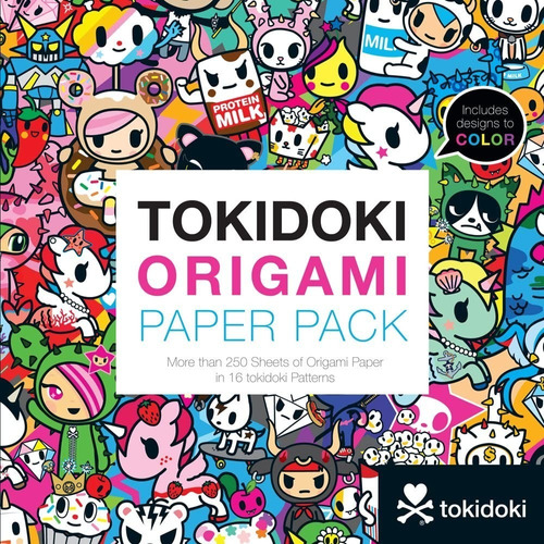 Libro Tokidoki Origami Paper Pack More Than 250 Sheets