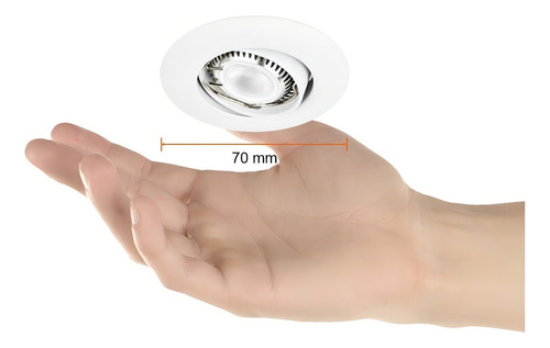 Lampara De Techo Bari G4 Blanco 34w 100-240v/12v Tecnolite