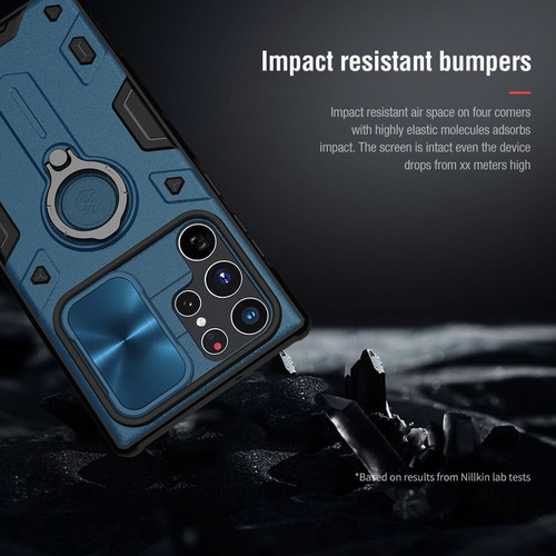 Imagen 3 de 10 de Funda Case Nillkin Camshield Armor @ Galaxy S22 Ultra 2022
