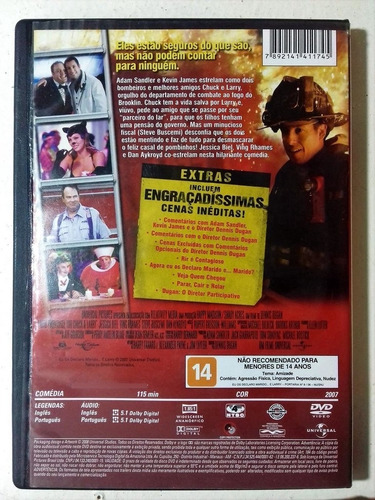 Dvd Eu Os Declaro Marido E Larry Adam Sandler Kevin James
