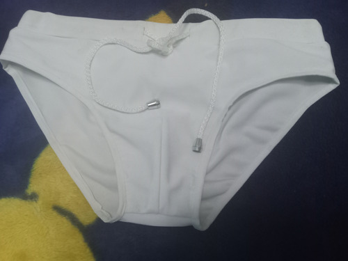 Traje De Baño Caballero Blanco Talla S