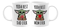 Comprar Tazas De Café Lozache Baby Yoda Mom And Dad, Juego De Tazas 