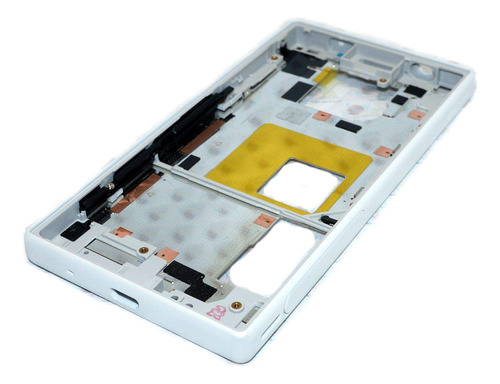 Marco Central Blanco Para Xperia Z5 Compact E5803 E5823 Orig