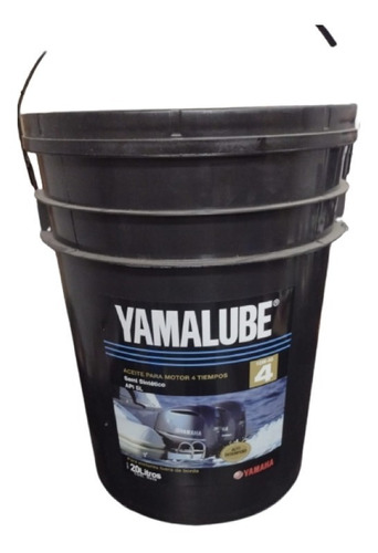 Balde Aceite Yamalube Nautico 4t Semi Sintetico 10w40 20 Lts