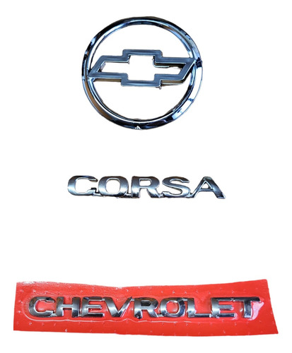 Kit Insignia Emblema Chevrolet Corsa Desde 97 Hasta 03 3p-5p
