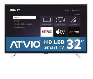 Pantalla 32 Smarttv Atvio Atv-32smr Negro