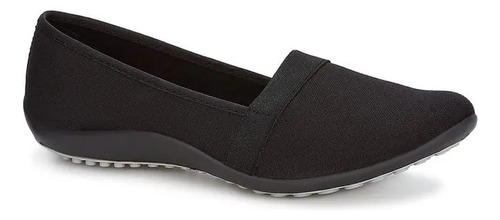 Zapato Flat Negro Loafer Andrea Mujer 2670928