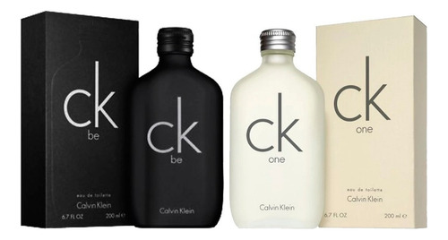 Paquete 2 Pzs De Ck One Y Ck Be Unisex De Calvin Klein 200ml