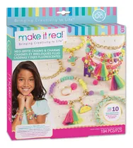 Comprar Kit Pulseras Y Dijes Fluorescentes Make It Real 195 Pzas
