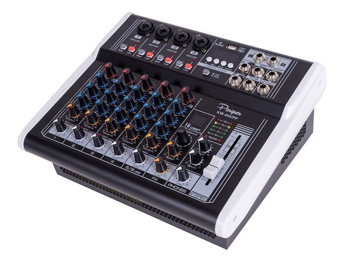 Consola Potenciada Parquer Kw-06upp 6 Canales Musicapilar