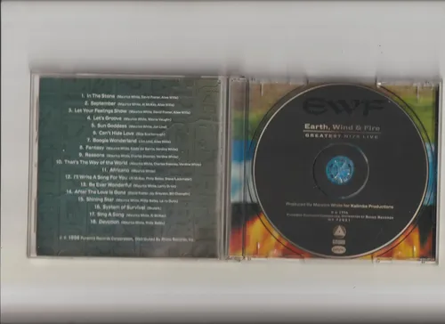 Cd Earth Wind & Fire Greatest Hits Live Original Usa