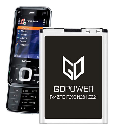 Gdpower - Batería De Ion De Litio Para Zte F290 N281 Z221 Z2