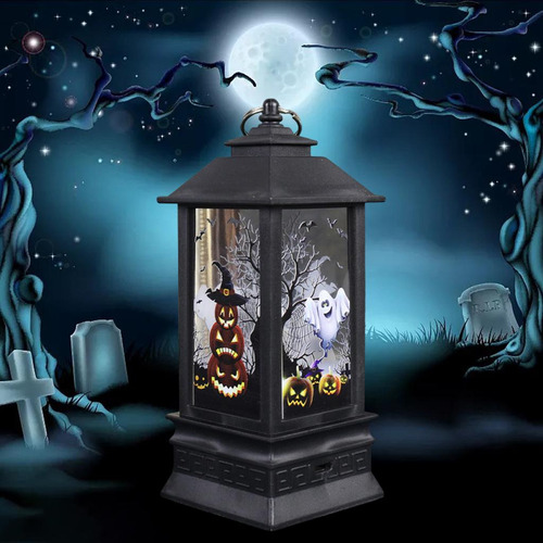 Linterna De Halloween Lámpara Led De Pie Libre Linterna De