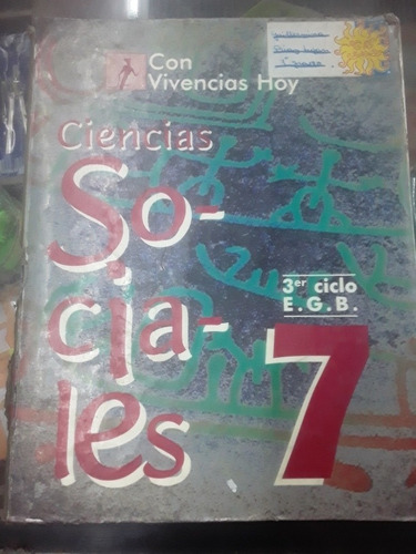 Ciencias Sociales 7 Con Vivencias Hoy Editorial Harla 