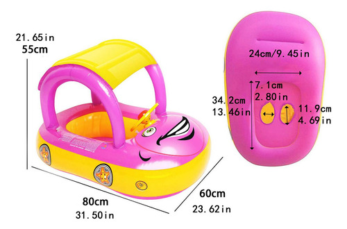 Piscina Para Bebés Flotación Piscina Anillo De Flotador