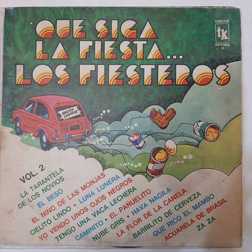 Vinilo Los Fiesteros Que Siga La Fiesta W C2