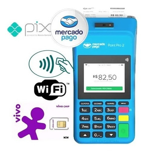 Maquininha De Cartão Imprime Comprovante Aceita Sodexo